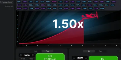 Demo del juego Aviator en Rojabet